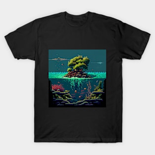 Sea Seedlings Pixel Art T-Shirt